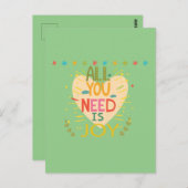 心あたたまる子供の名言デザイン ポストカード (正面/裏面)