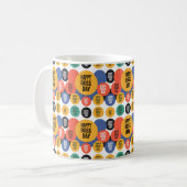 心おもしろいのこもったボス鑑賞アート コーヒーマグカップ (正面左)