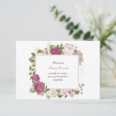 心からお悔やみ申し上げます サンキューカード (スタンド正面)