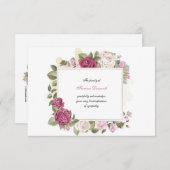 心からお悔やみ申し上げます サンキューカード (正面/裏面)