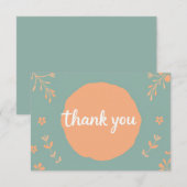 心からお礼 サンキューカード (正面/裏面)