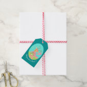 心からのお願い-クリスマストナカイ贈与ラベル ギフトタグ (より糸付き)