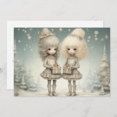 心からのクリスマスのメッセージ シーズンカード (正面/裏面)