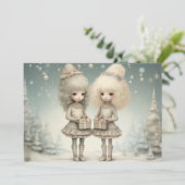 心からのクリスマスのメッセージ シーズンカード (スタンド正面)