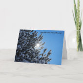 心からのクリスマスの恵み シーズンカード (正面)