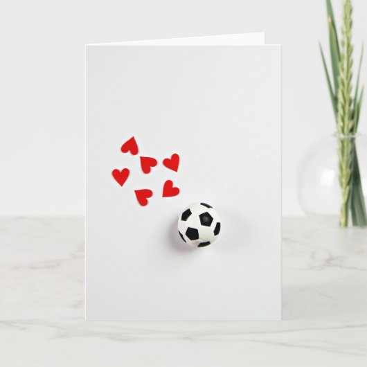 心からのサッカードレスカード カード (正面)