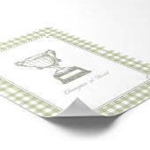 心からのチャンピオン ヴィンテージトロフィーウォールアート ポスター (角)