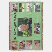 心からのナナへの愛 スローブランケット (正面縦)