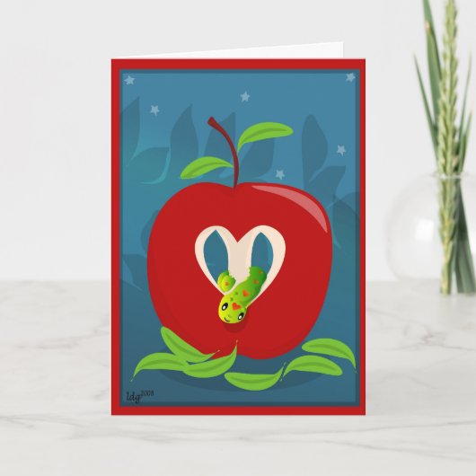 心からのバレンタインデーカードに愛 シーズンカード (正面)