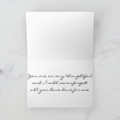 心からのメッセージを込めて「ありがとう」 サンキューカード (内部)