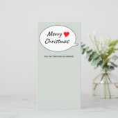 心からのメリークリスマス シーズンカード (スタンド正面)