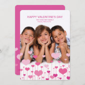 心からの印象の写真のバレンタインカード シーズンカード (正面/裏面)