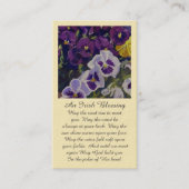 心からの哀悼の意 名刺 (正面)