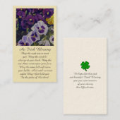 心からの哀悼の意 名刺 (正面/裏面)