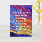 心からの哀悼の祈りの言葉カード カード (黄色い花)