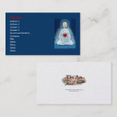 "心からの啓発" 名刺 (正面/裏面)