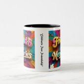 「心からの思い出」 ツートーンマグカップ (中央)