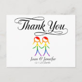 心からの思感謝していい ポストカード (正面)