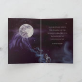 心からの悔やみや弔慰のデラックスなカードの"伝説"の~ カード (内部)