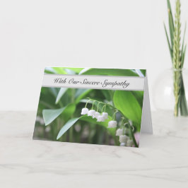 心からの悔やみや弔慰-言葉では足りない カード