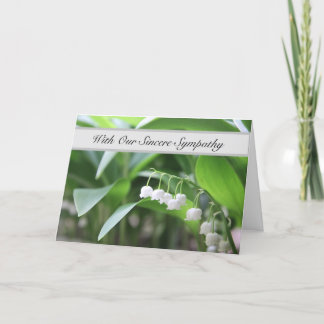 心からの悔やみや弔慰-言葉では足りない カード