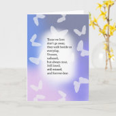 心からの悔やみや弔慰、詩を失って申し訳ない カード (黄色い花)