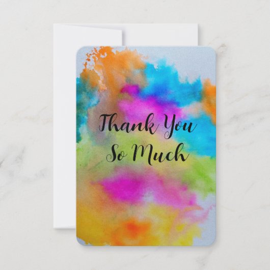 心からの感謝のカード サンキューカード (正面)