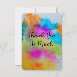 心からの感謝のカード サンキューカード