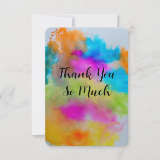 心からの感謝のカード サンキューカード