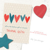 心からの感謝を込めたレッドテール サンキューカード