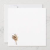 心からの感謝を込めて - ふたりの特別な結婚式 サンキューカード (裏面)