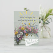 「心からの感謝」 サンキューカード (スタンド正面)