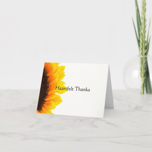 心からの感謝 サンキューカード (正面)