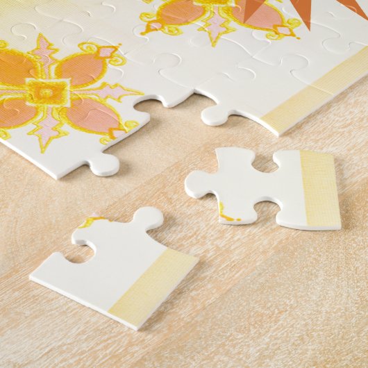 心からの感謝: 愛を込めて「あなたに感謝」 ジグソーパズル (側面)