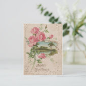 心からの挨拶のヴィンテージの歴史的バレンタインのポスト シーズンポストカード (スタンド正面)