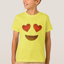 心からの目のemoji tシャツ