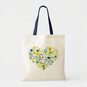 心からの花柄I トートバッグ