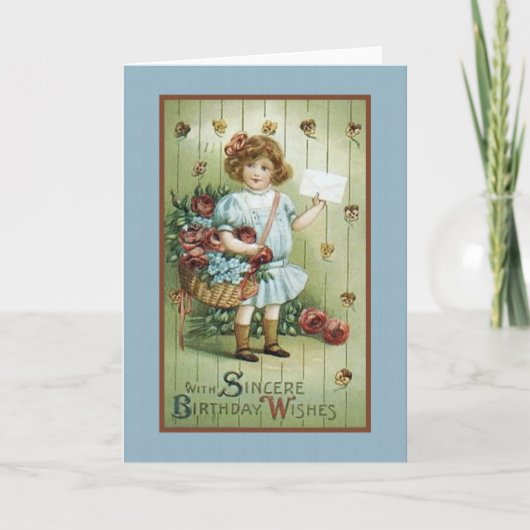 心からの誕生日を願って カード (正面)