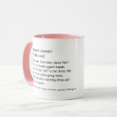 心からの贈り物 - ブライズメイドの定義 マグカップ (正面左)