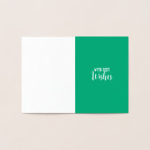 心からの願いを込めて。 箔カード (内部)