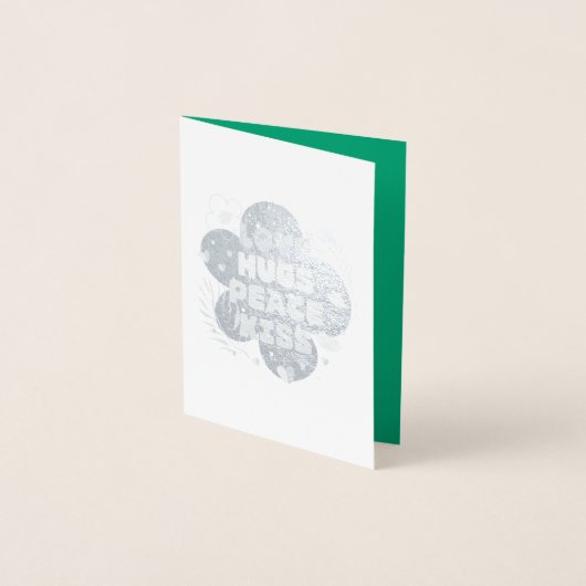 心からの願いを込めて。 箔カード (正面)