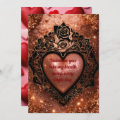 「心からの願い - 完璧なバレンタインデーのカード」 シーズンカード (正面/裏面)