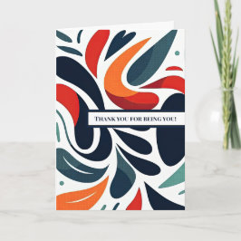 心からの「あなたがいてくれてありがとう」カード オプション1 サンキューカード