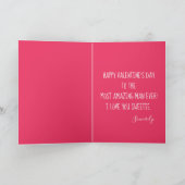 心からバレンタインデー シーズンカード (内部)