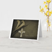 心から哀悼の意を表します カード (黄色い花)