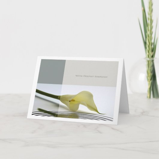 心から哀悼の意を表します カード (正面)