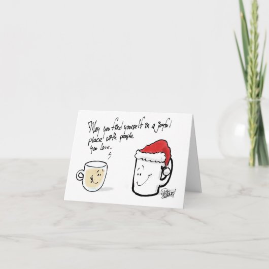 心から喜びに満ちた場所でありますように… カード (正面)