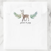 心から愛される 楕円形シール (バッグ)