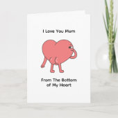 心から愛してる ママへのカード シーズンカード (正面)