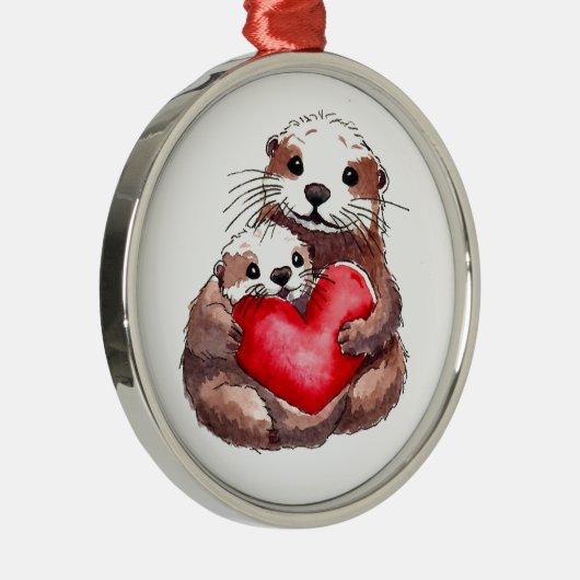 心から愛らしい メタルオーナメント (右)